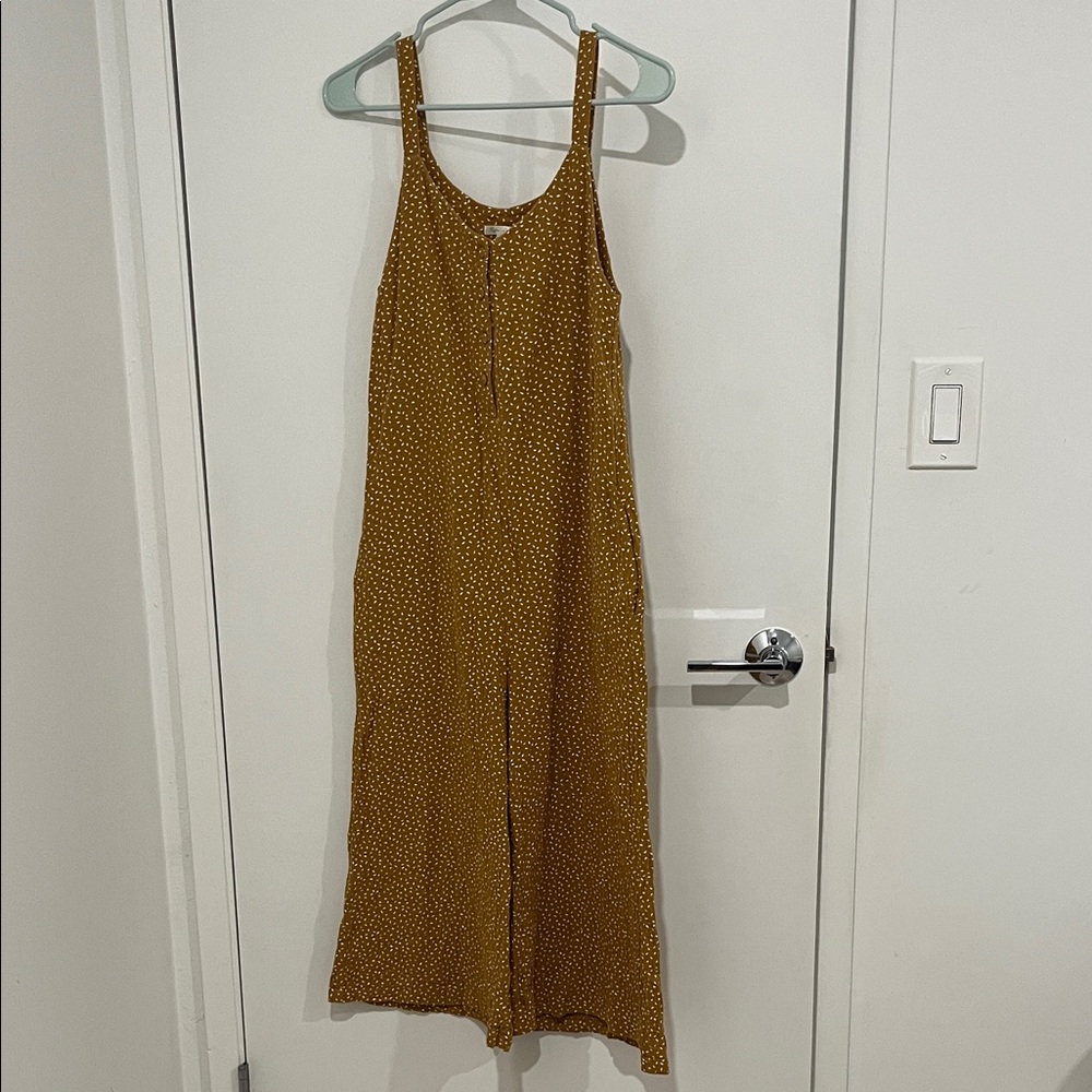 Rylee + Cru Jumpsuit with White Dots